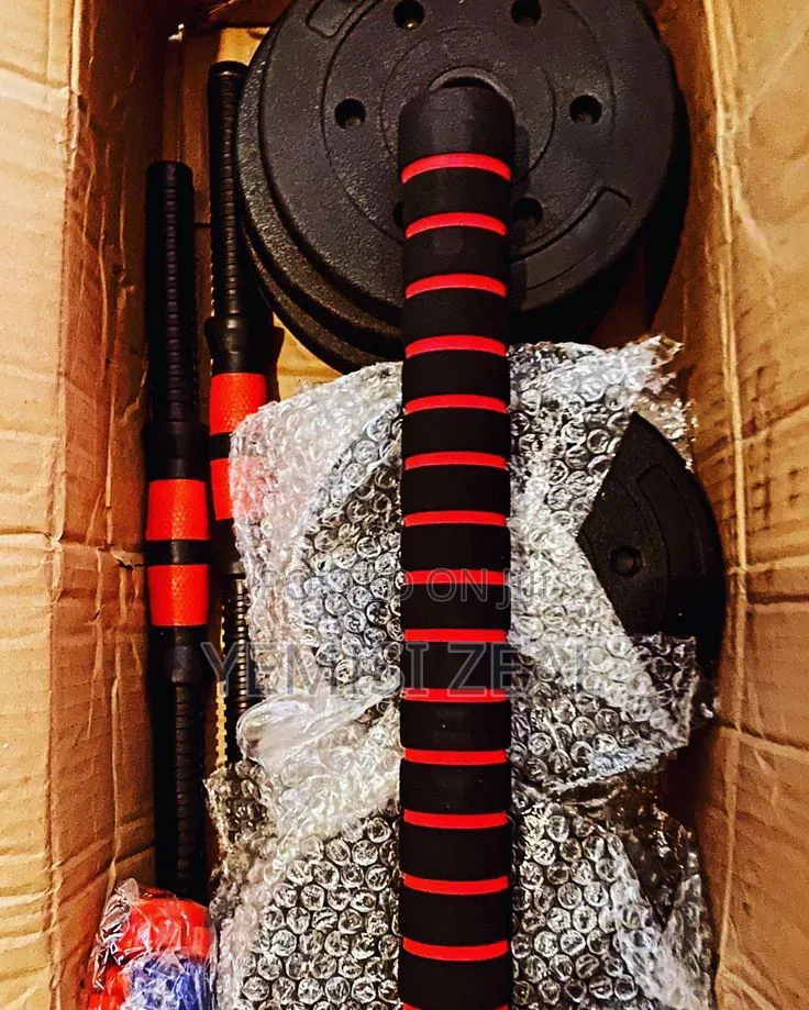 50KG Adjustable Dumbbell Set With Kettlebell and Barbell