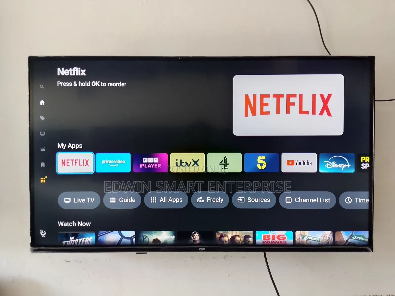 Bush Frameless Smart Television 40 Inches