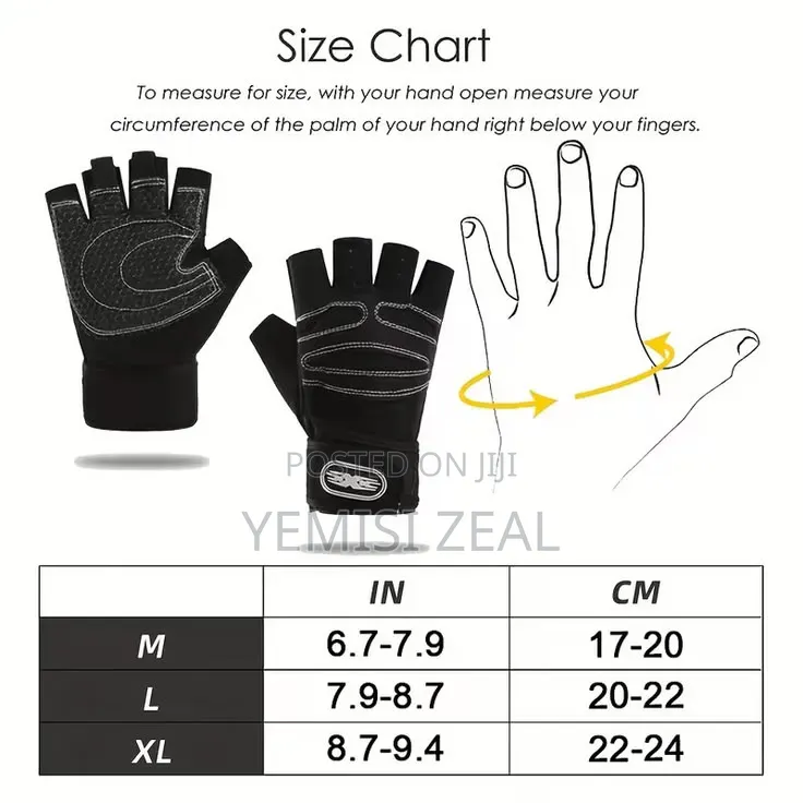 Unisex Gym Gloves