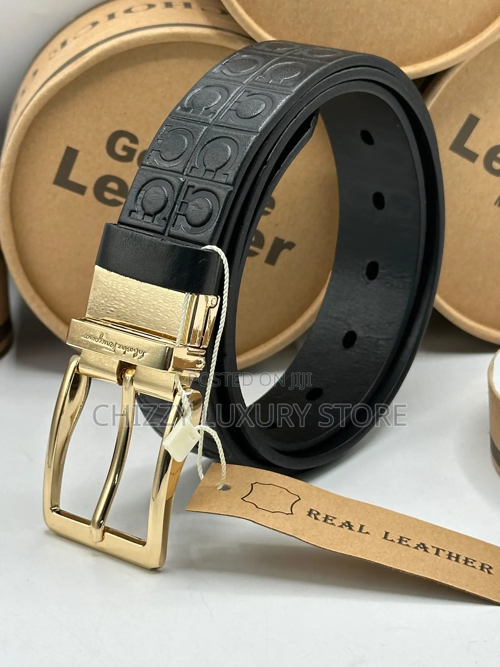 Emporio Armani Quality Luxury Men Genuine Leather Belt