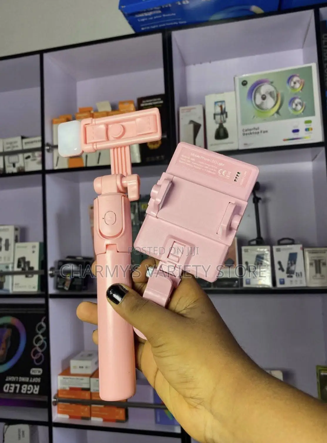 Vlogging Kit/Phone Stand and Led Light(combo Deal)