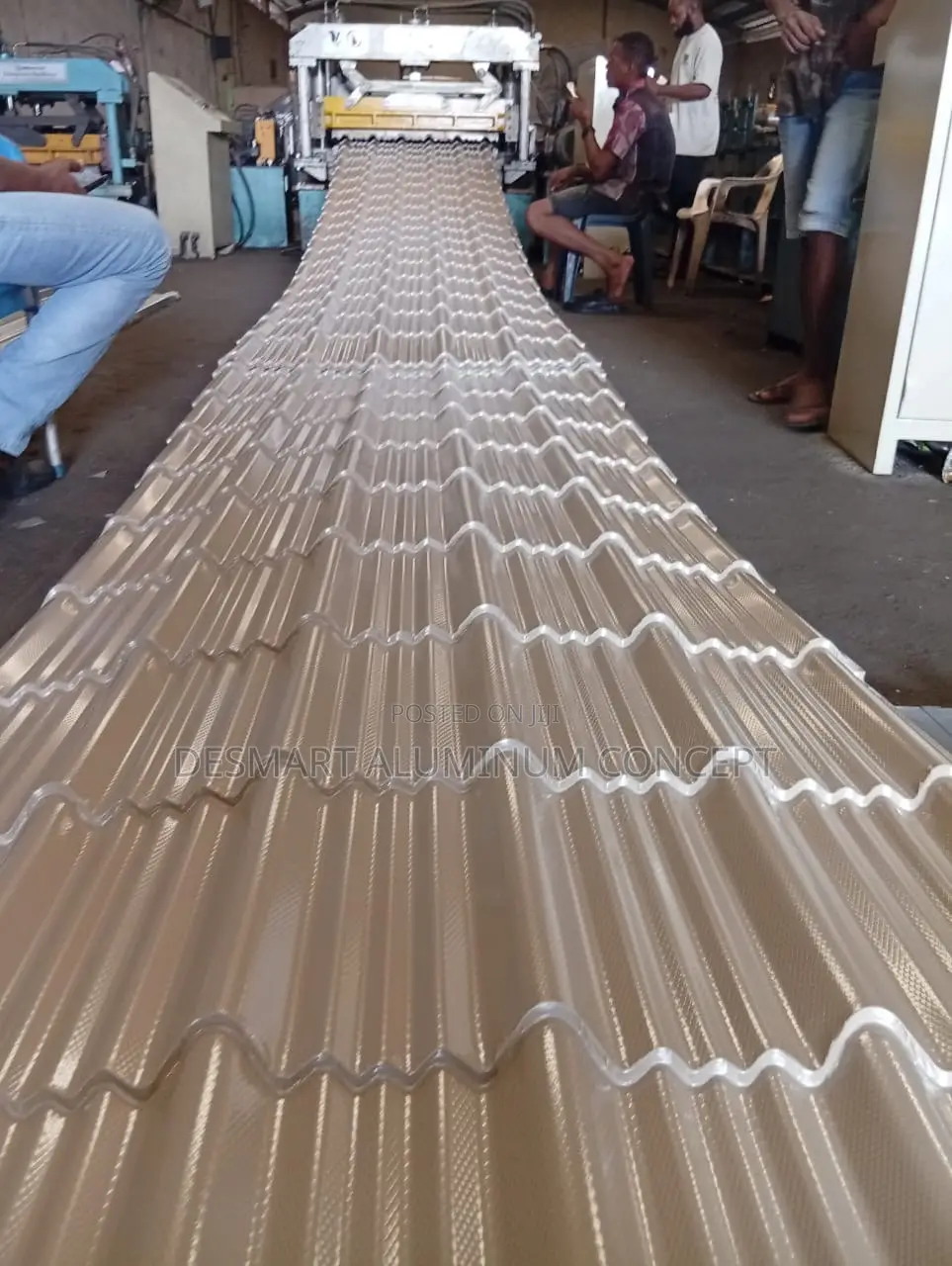 Step Tiles Aluminum Roofing Sheet in All Colors/0.55