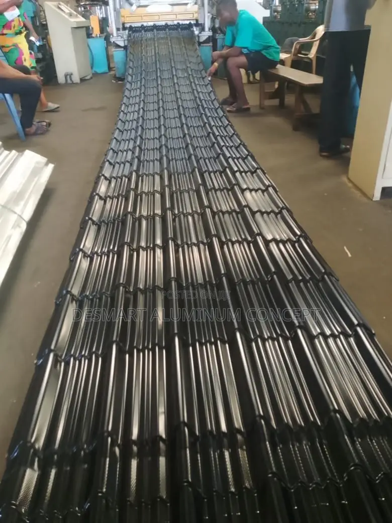 Step Tiles Aluminum Roofing Sheet in All Colors/0.55