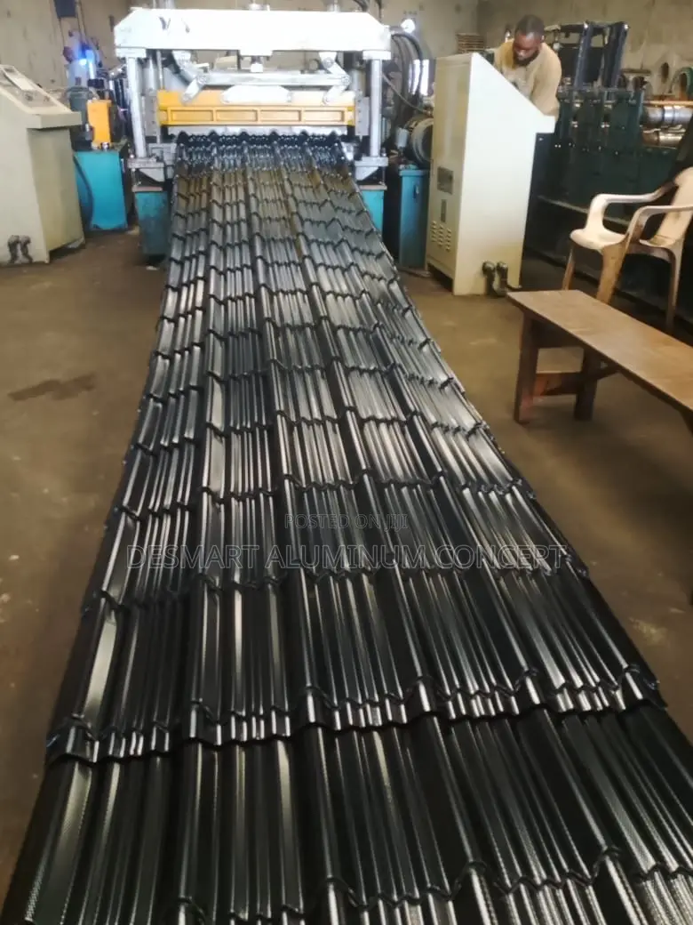 Step Tiles Aluminum Roofing Sheet in All Colors/0.55