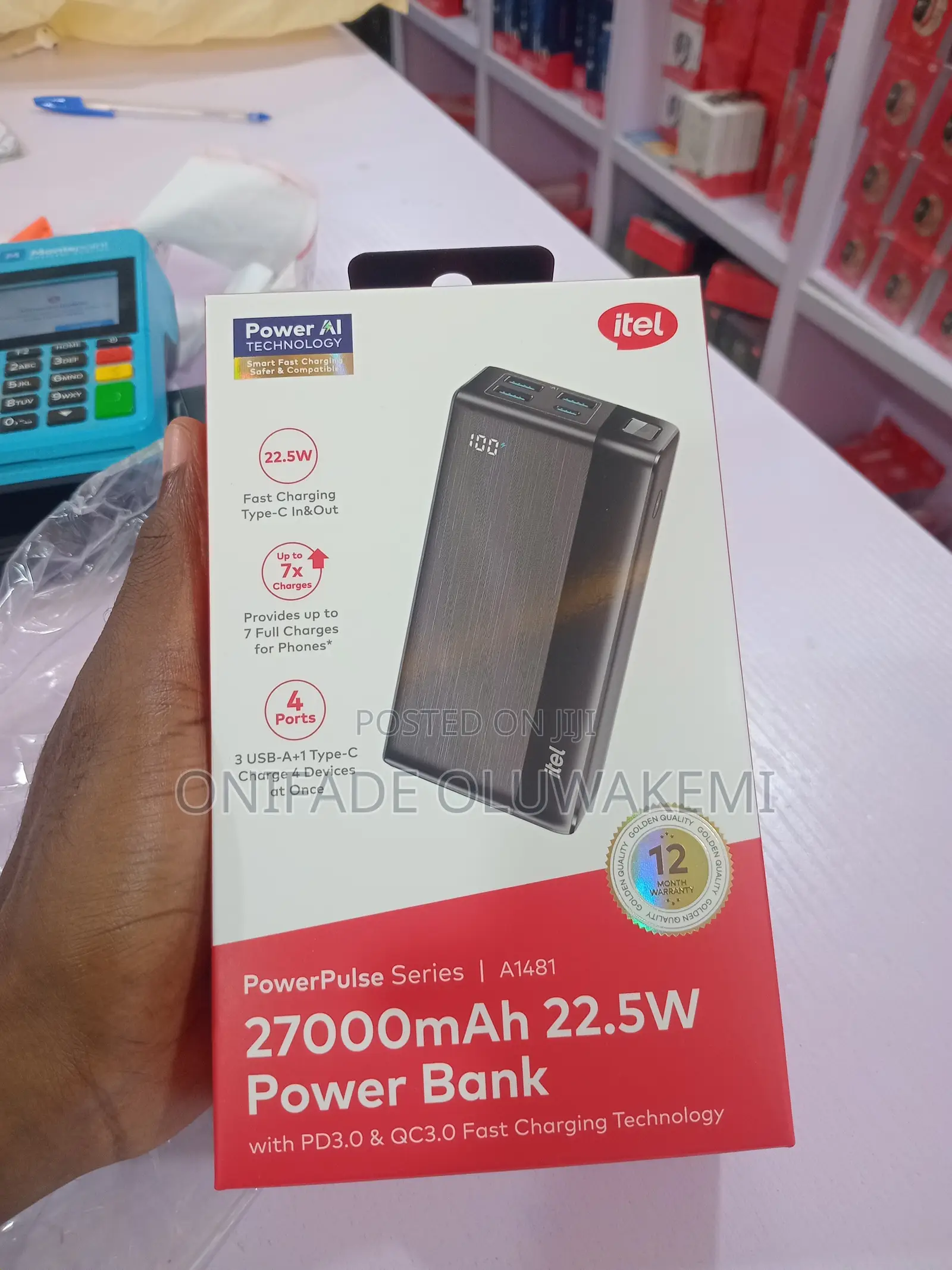 27,000mAh Itel Powerbank A1481