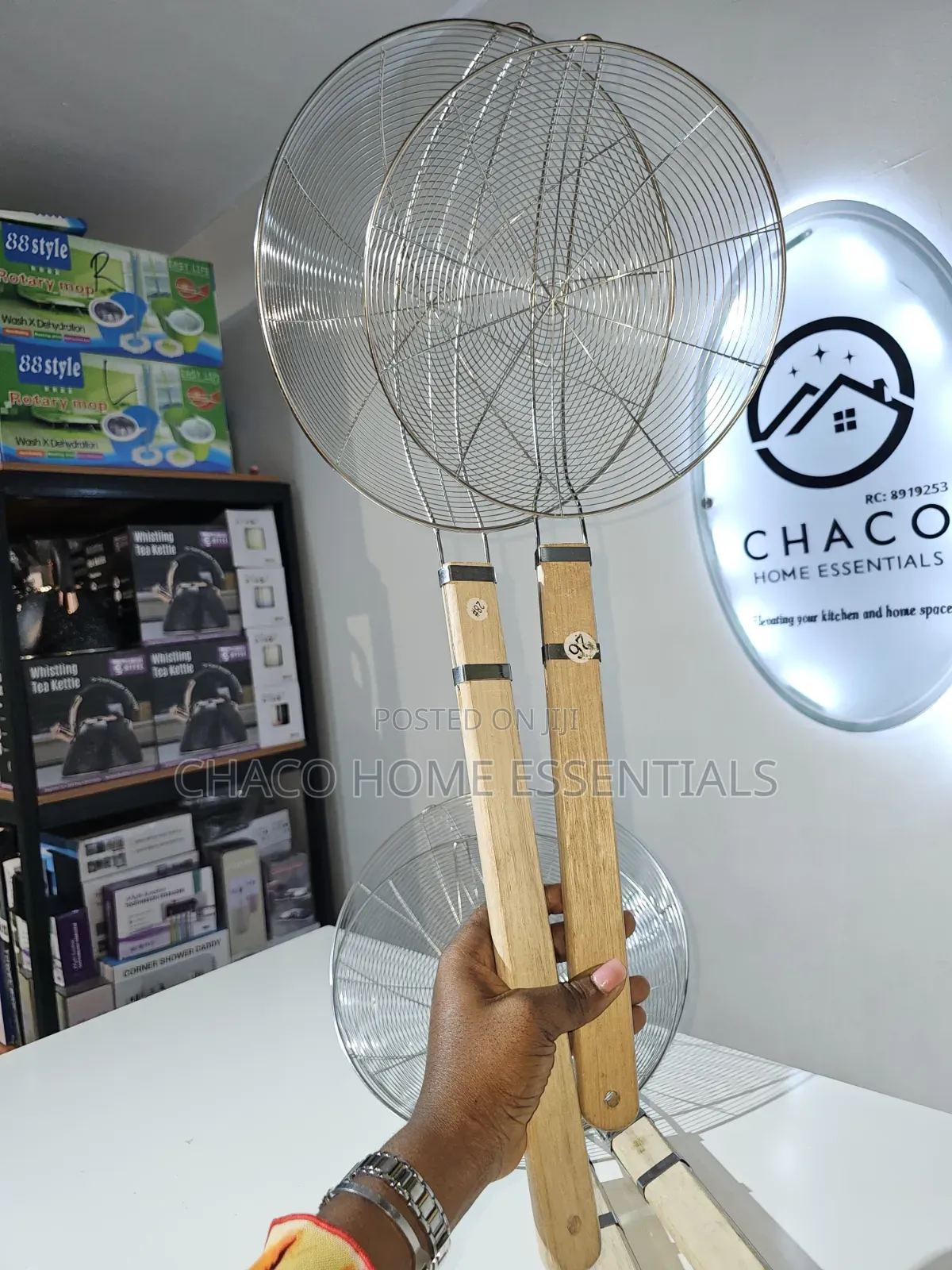 Stainless Steel Frying Sieve / Strainer (Sizes 20cm - 32cm)