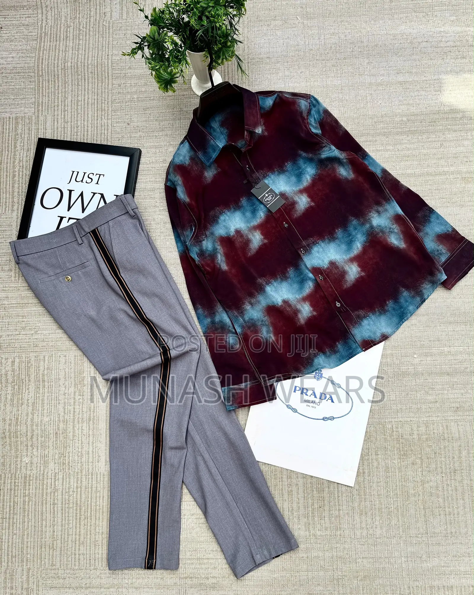 Classic Shirt and Pant Outfits for Men M-5xl Available