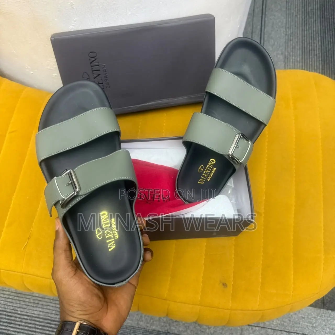Original Leather Fendi,LV and Givenchy Slipers 40-46 Available