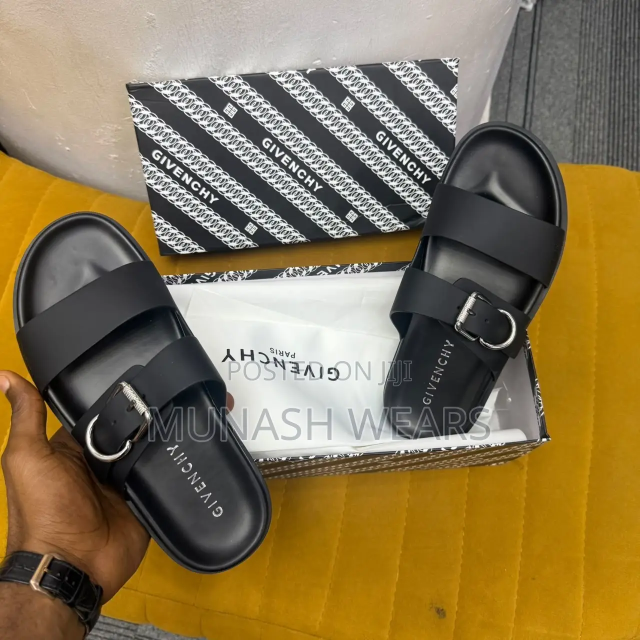 Original Leather Fendi,LV and Givenchy Slipers 40-46 Available