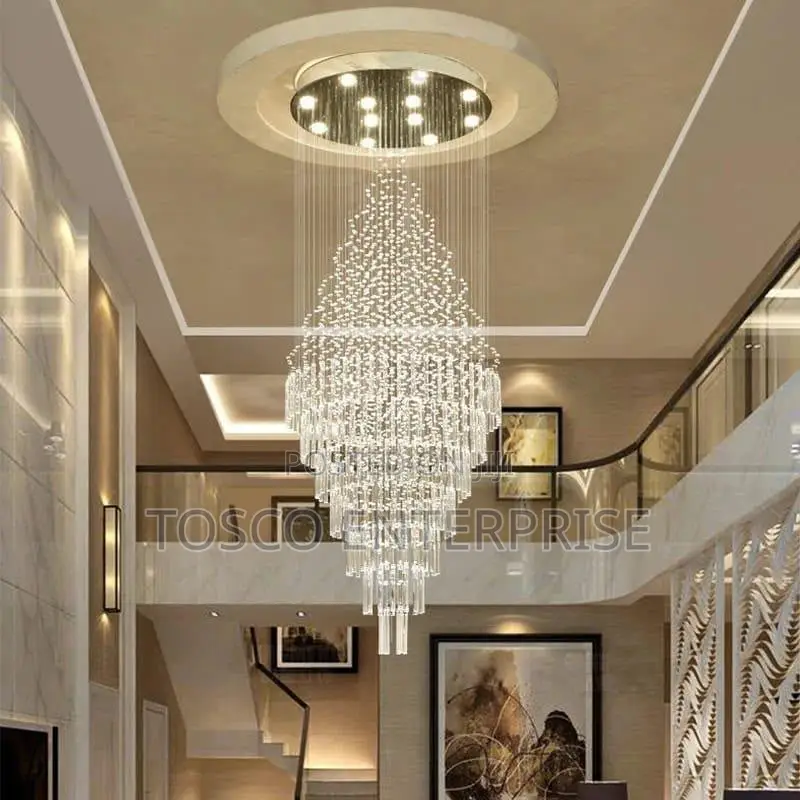 Luxury Modern LED Crystal Chandelier Light for Home Office