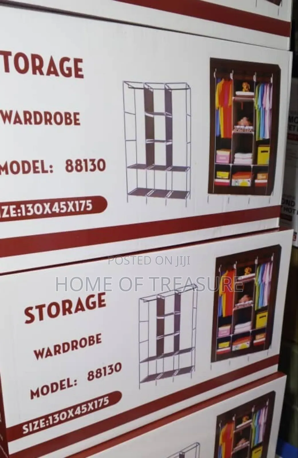 Generic Model 88130 Portable Fabric Wardrobe