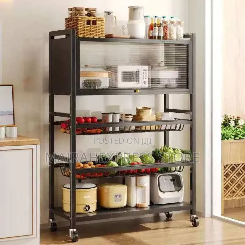 Multi-Tiered Multifunctional Storage Rack With Cover T. S