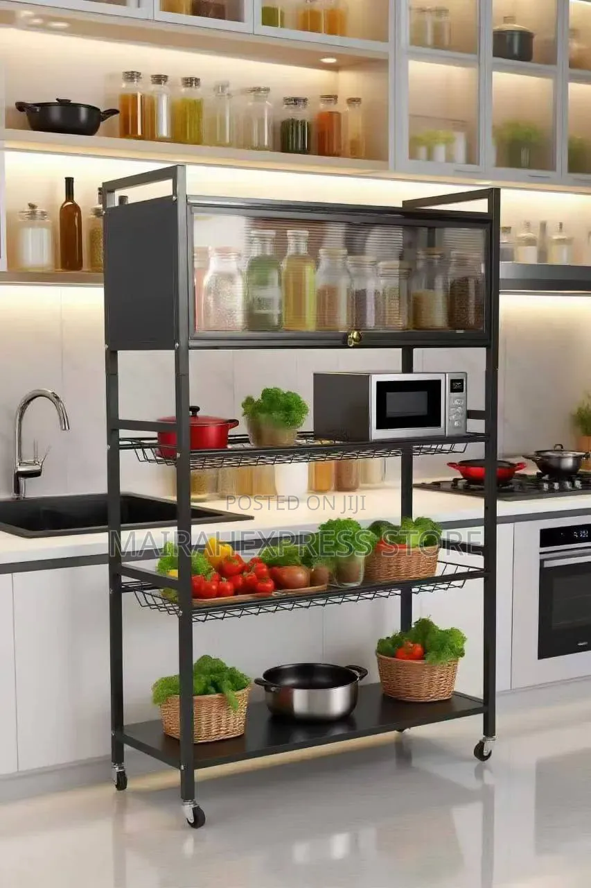 Multi-Tiered Multifunctional Storage Rack With Cover T. S