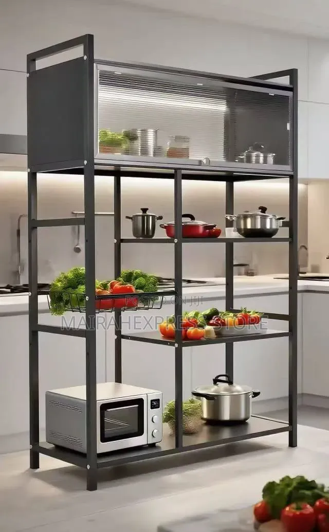 Multi-Tiered Multifunctional Storage Rack With Cover T. S