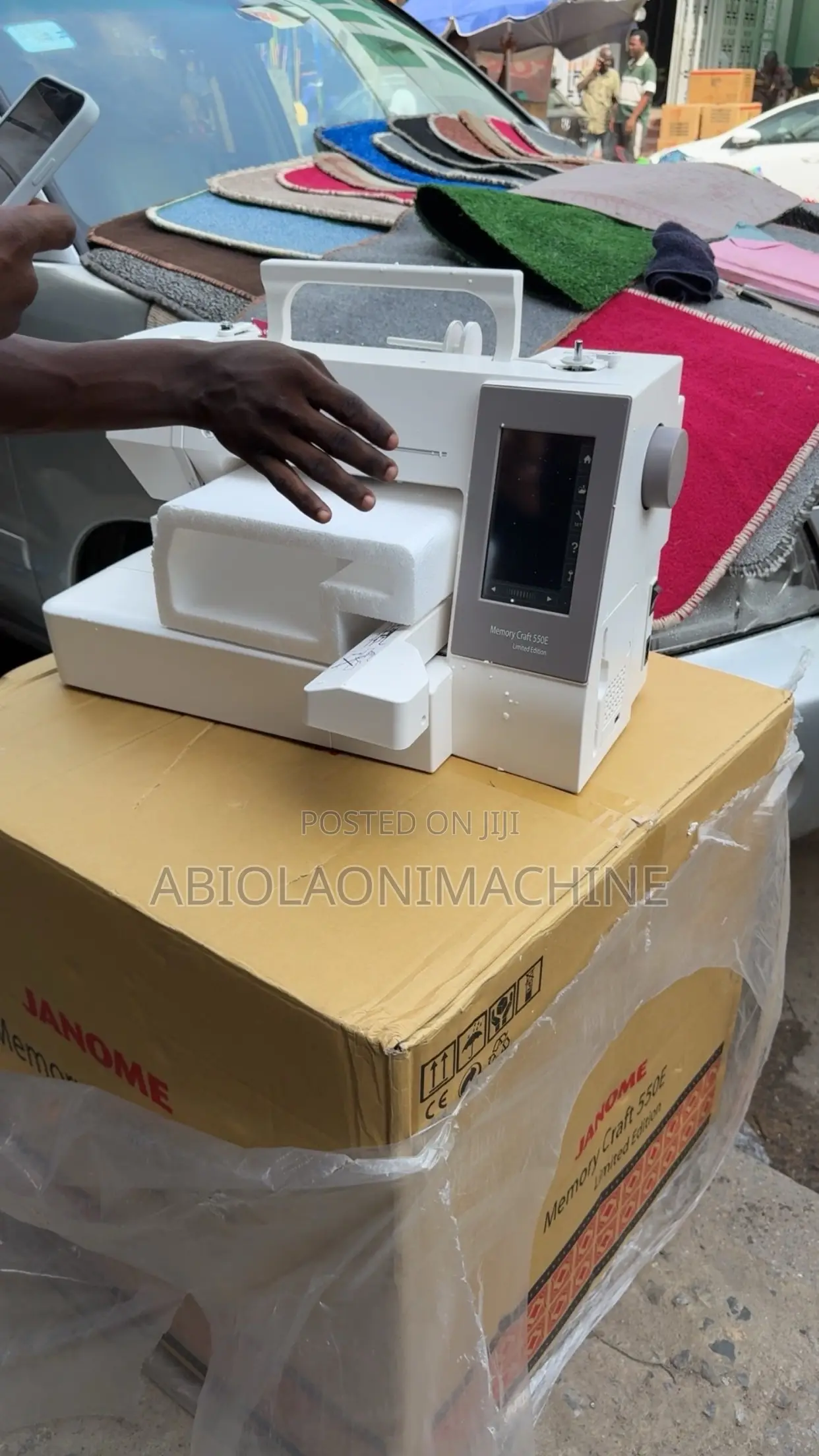 Janome Memory Craft 550e Embroidery Machine,