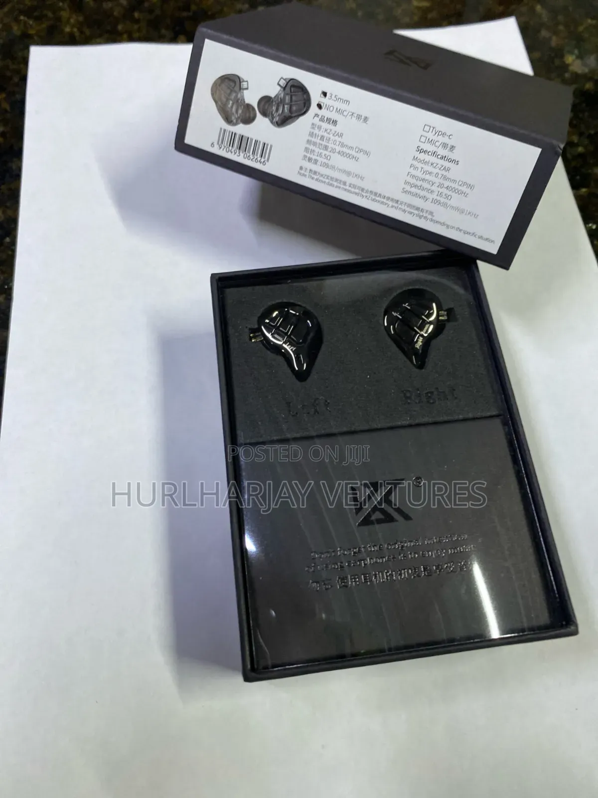 KZ ZAR (16 Drivers; No Mic) in-Ear