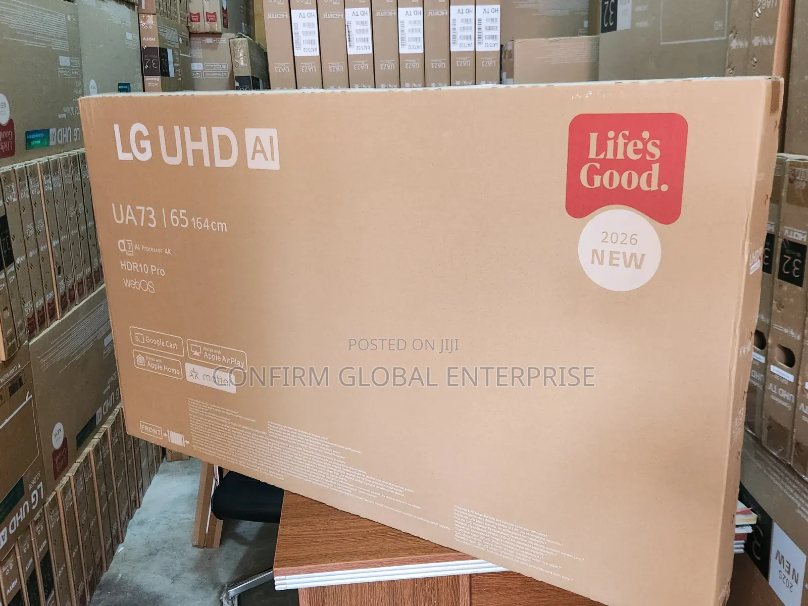 LG 65" LED Smart TV – WebOS Enabled
