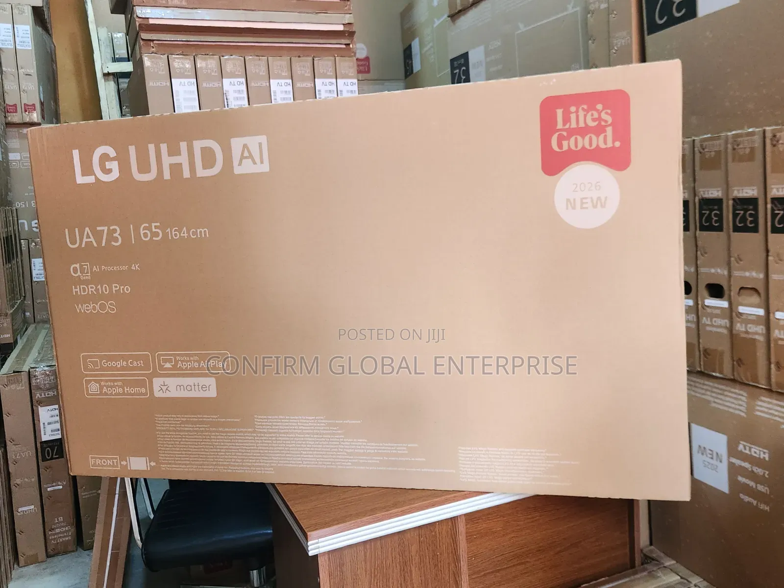 LG 65" LED Smart TV – WebOS Enabled
