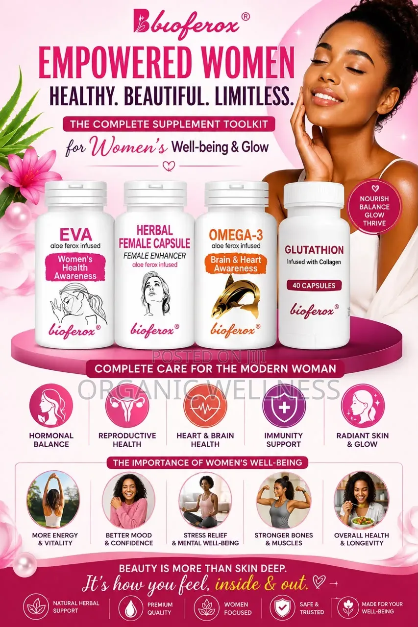 Biofeox Product for Hormones, Reproductive Heart and Brain, Skin Glow