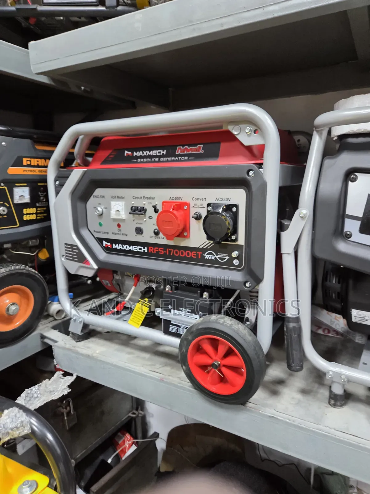 15kva Maxmech Petrol Generator 3face 100%copper Wire