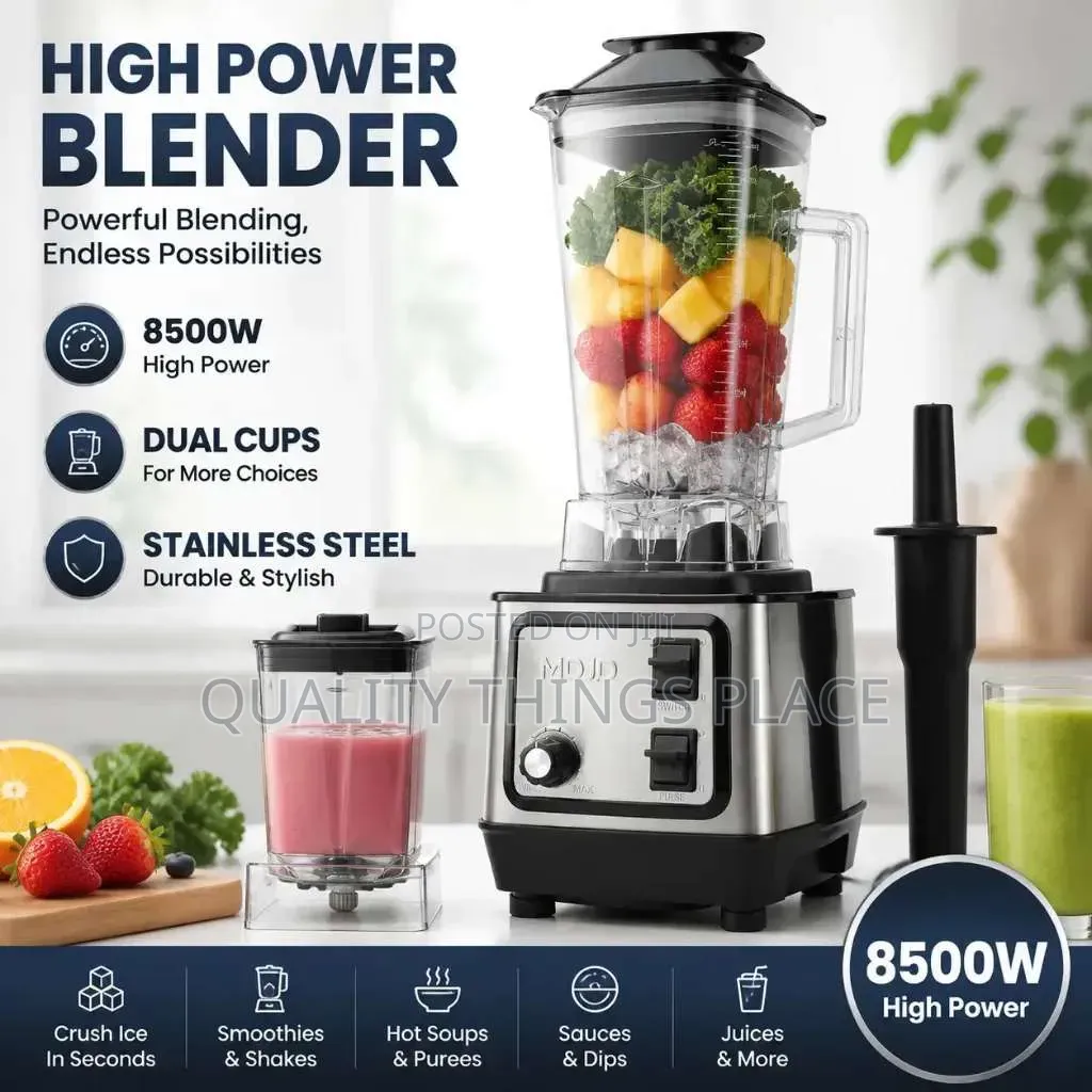 【MDJD】 High-Power Stainless Steel Home Blender With 9525 Motor