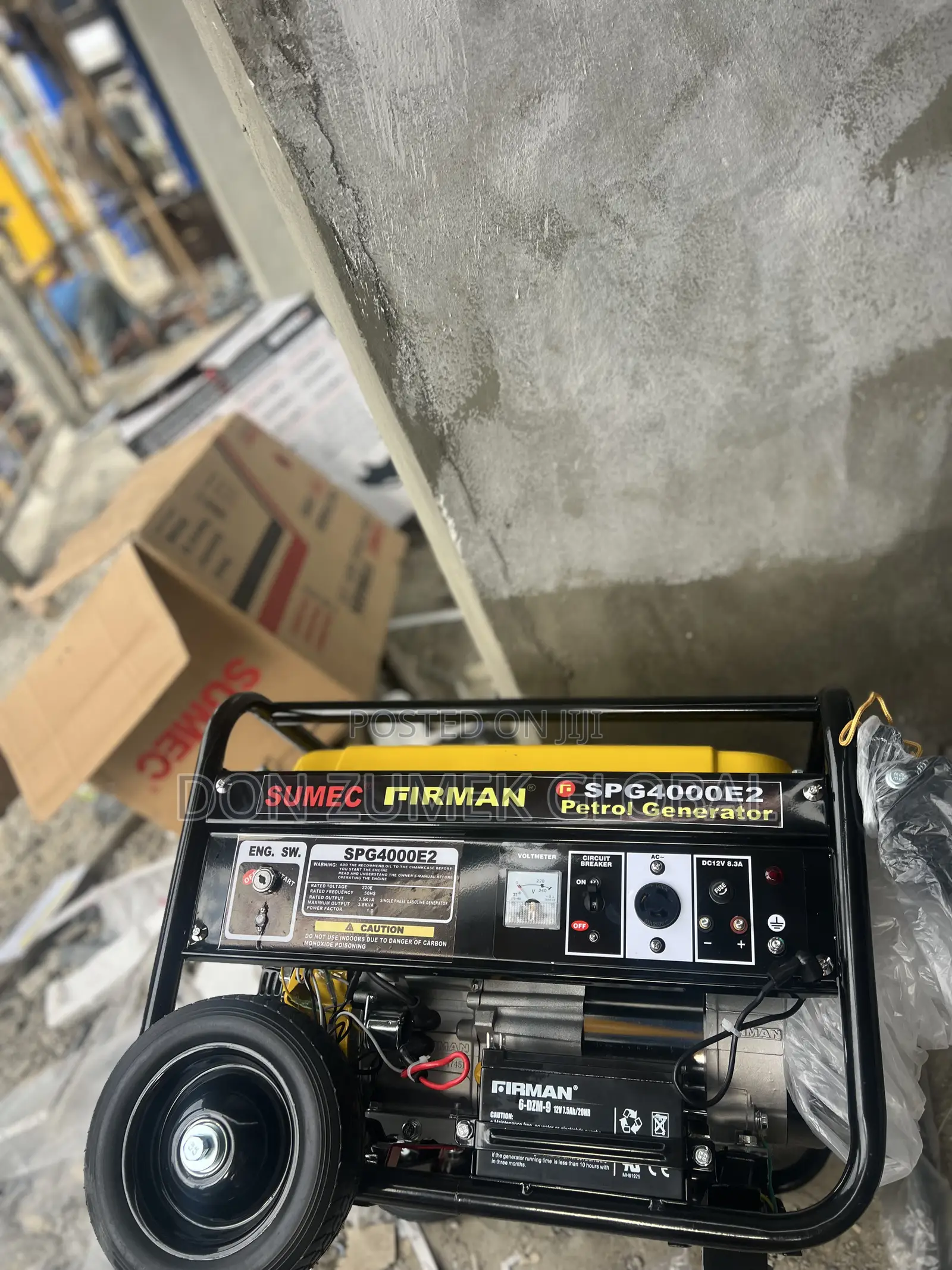 Sumec Firman Spg4000 Key Starter 4.5kva 100% Copper Coil