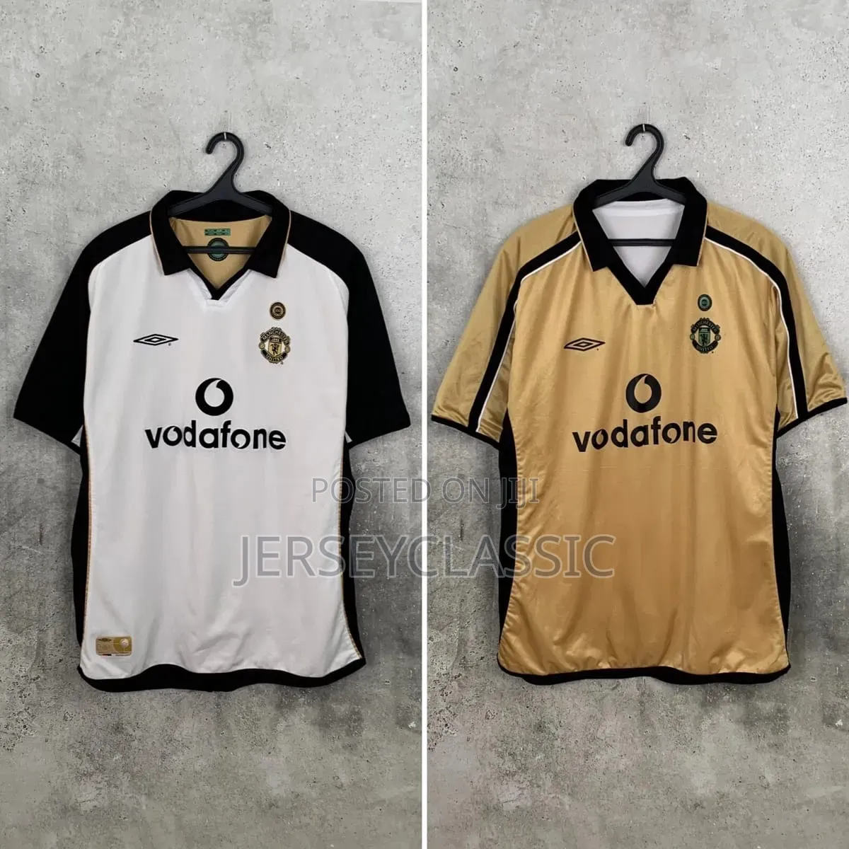 Man United 2002/03 Retro Home Away Jersey – Classic Vodafone Kit