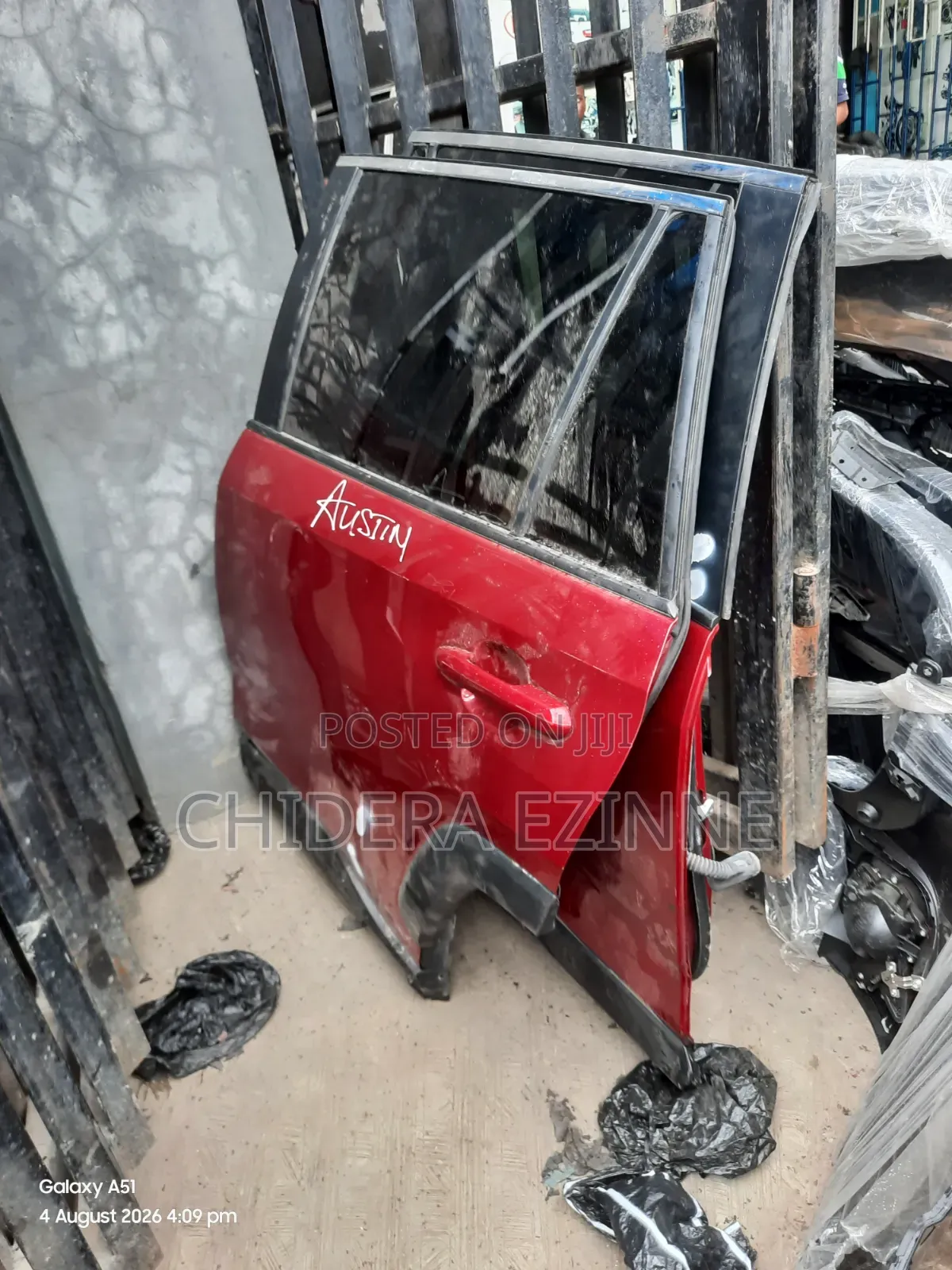 Rav4 2020 Back Door Right Side