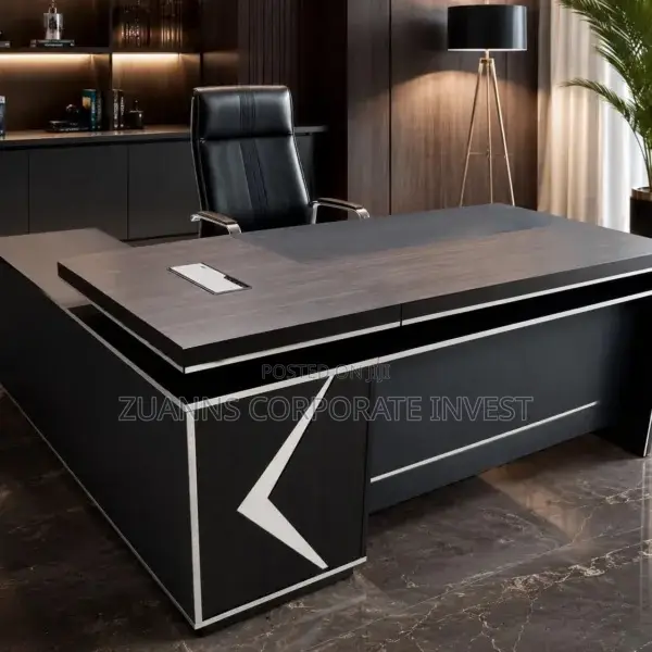 Premium L-Shaped Executive Office Desk 1600mm