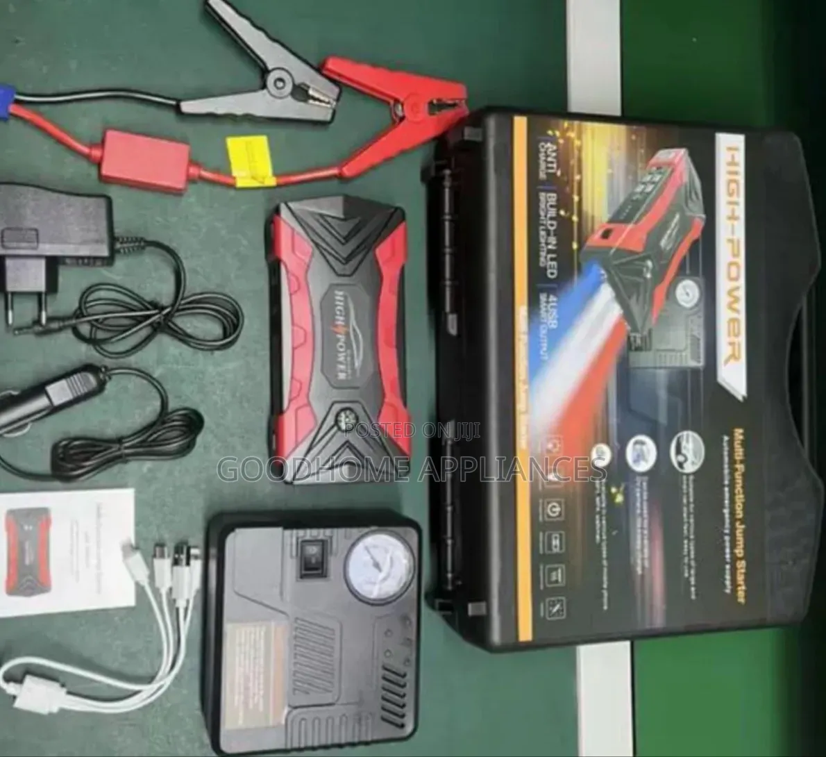 Car Jump Starter With Pump.