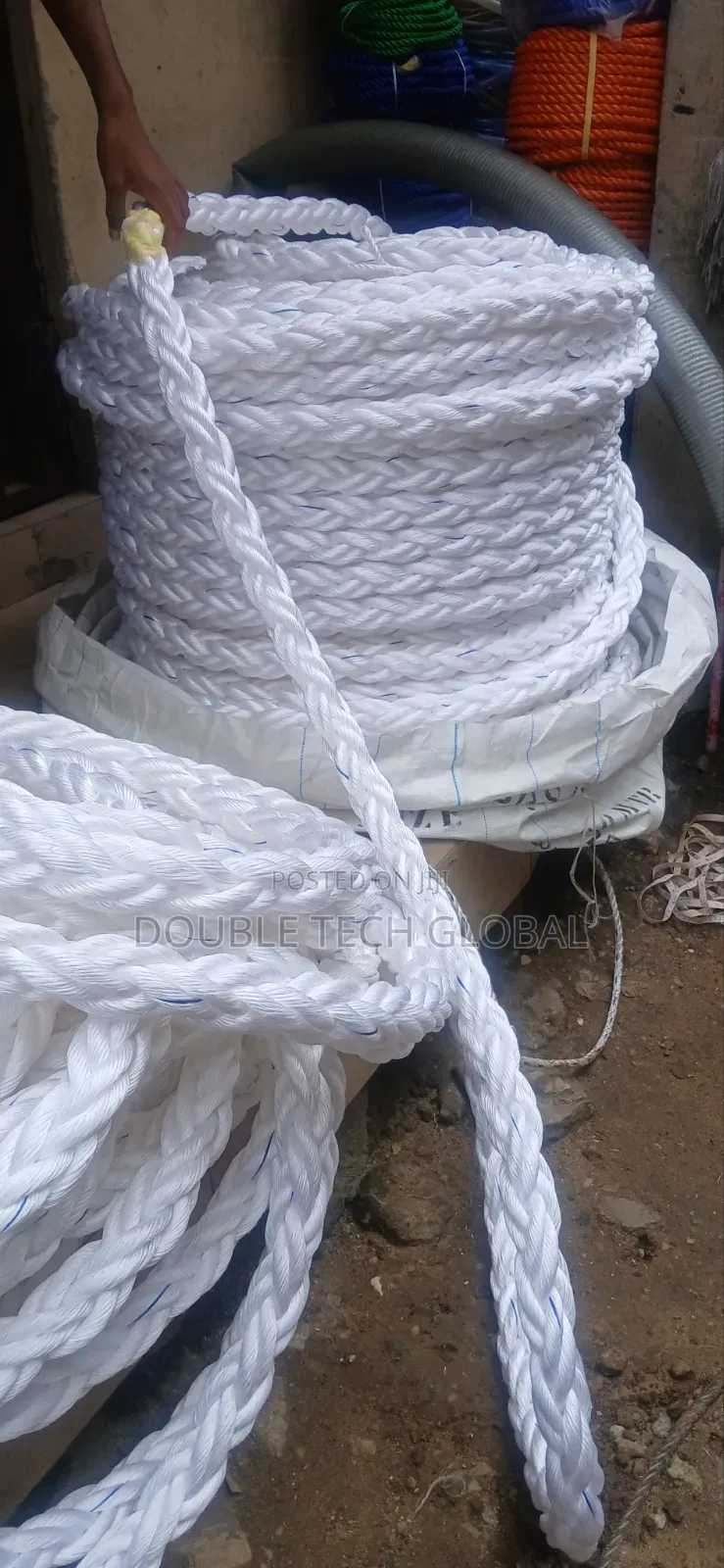 50mm X 200mtrs Polypropylene Mooring Rope
