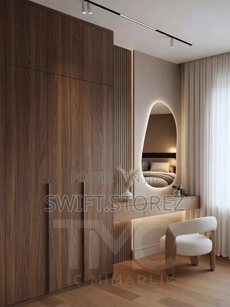Wardrobe With Mirror Dresser