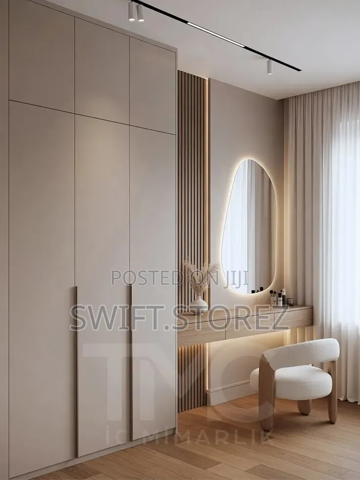 Wardrobe With Mirror Dresser
