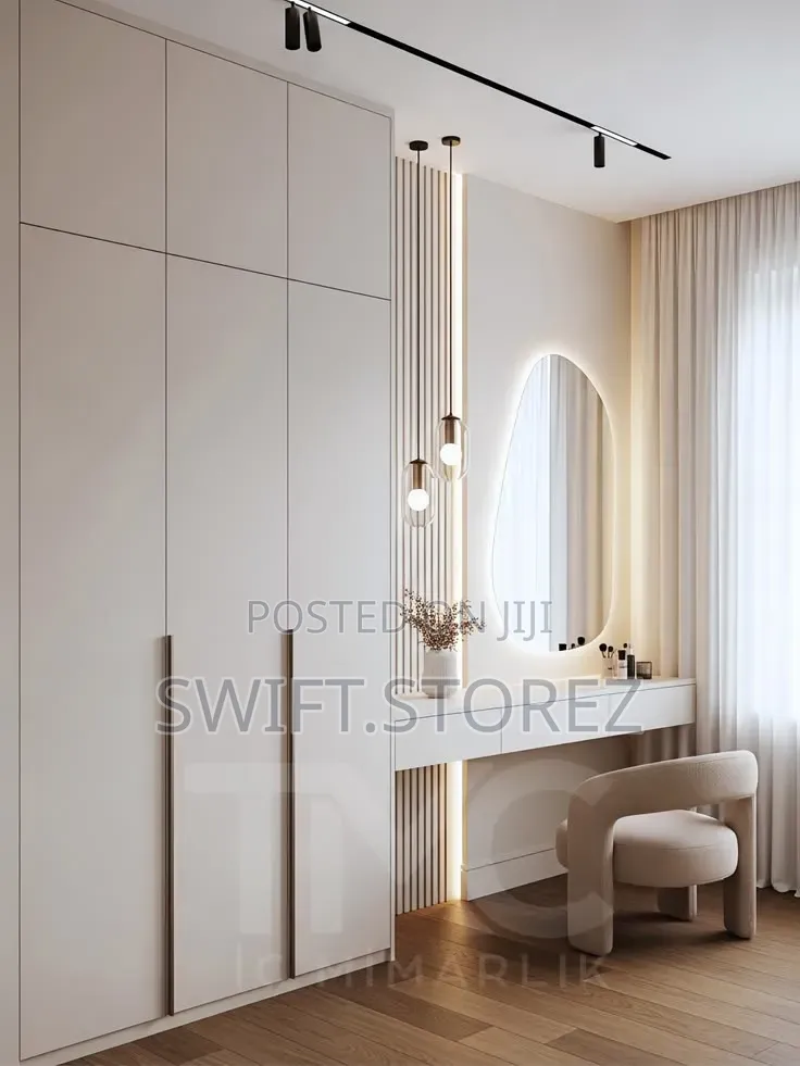 Wardrobe With Mirror Dresser