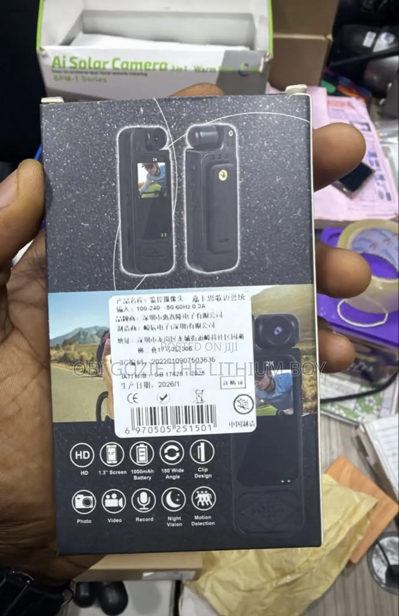HD Body Spy Camera 1080p Body Cam