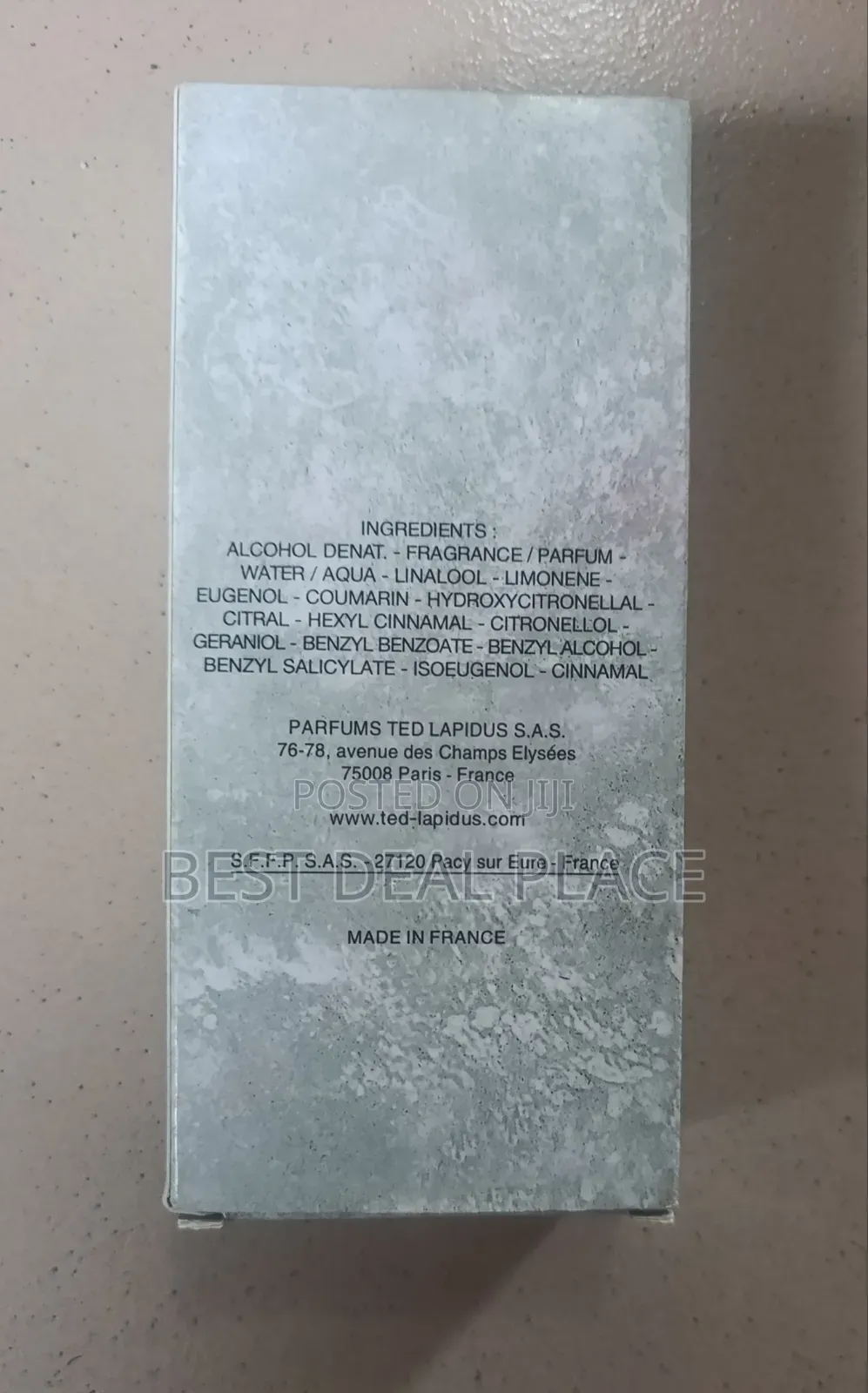 Ted Lapidus Lapidus Pour Homme EDT 100ml – Genuine UK Fragrance