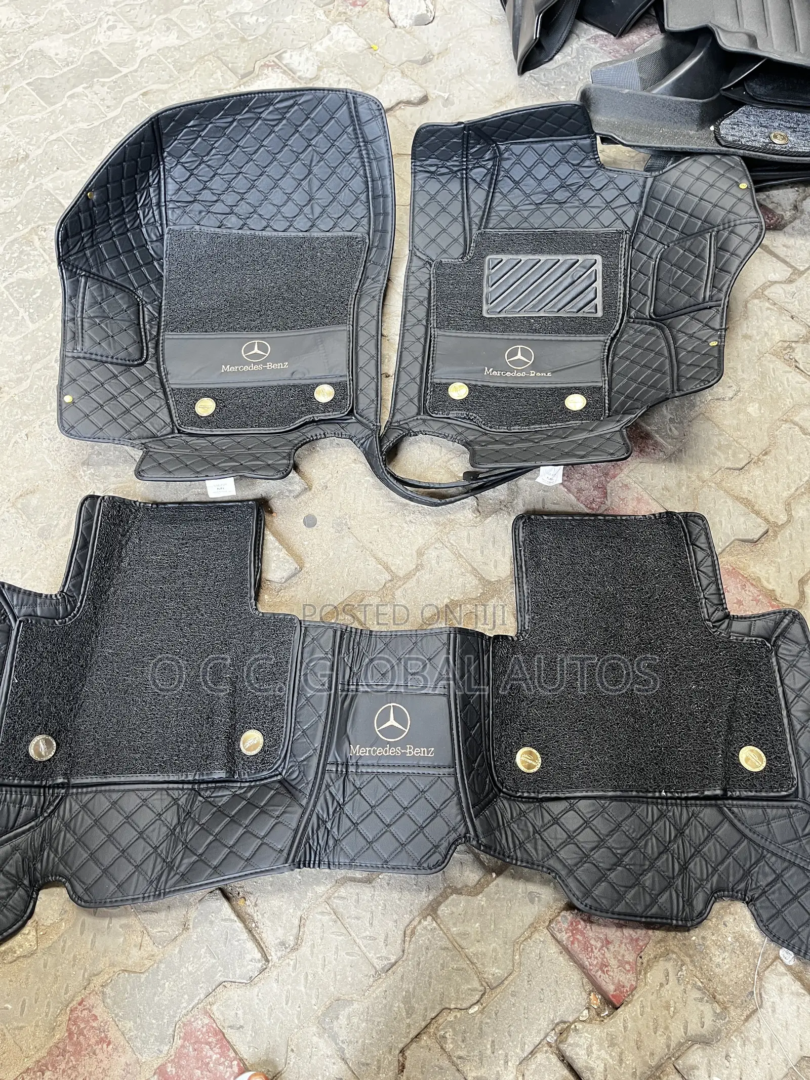 Double Layer Floor Matt for Mercedes-Benz GLE and ML350 2012 to 016