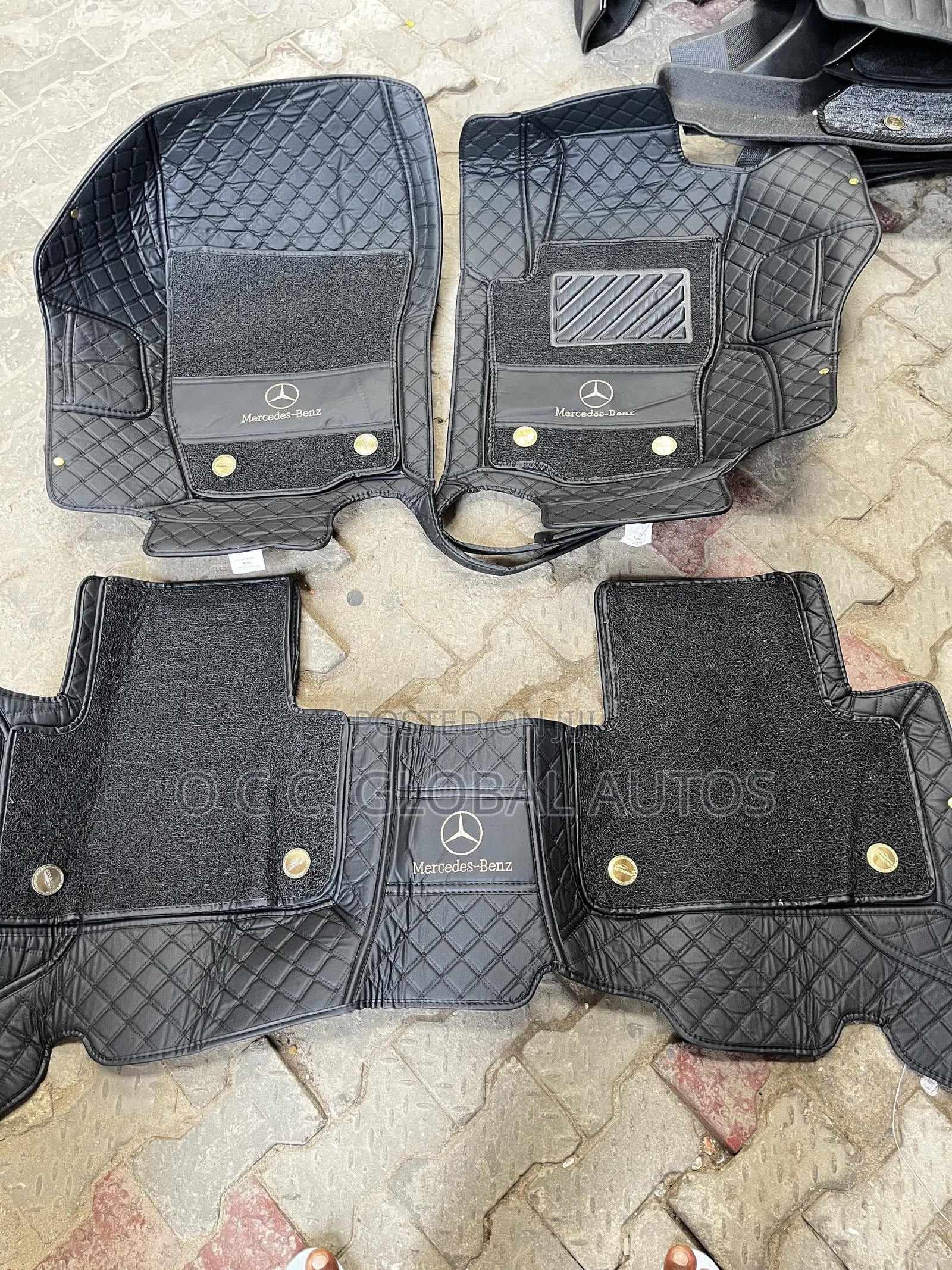 Double Layer Floor Matt for Mercedes-Benz GLE and ML350 2012 to 016