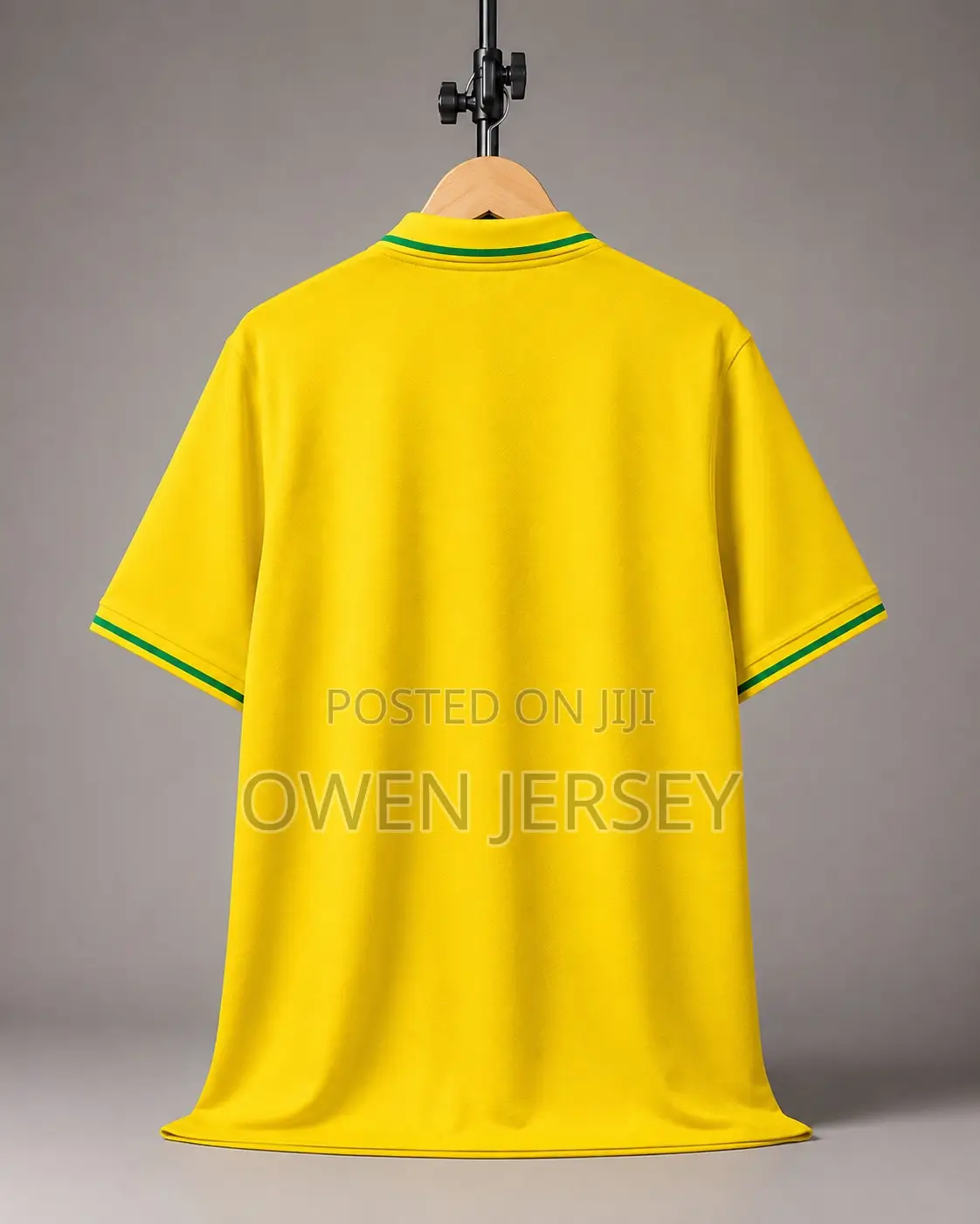 Brazil National Team Yellow Polo Jersey – Premium Football Fan Shirt