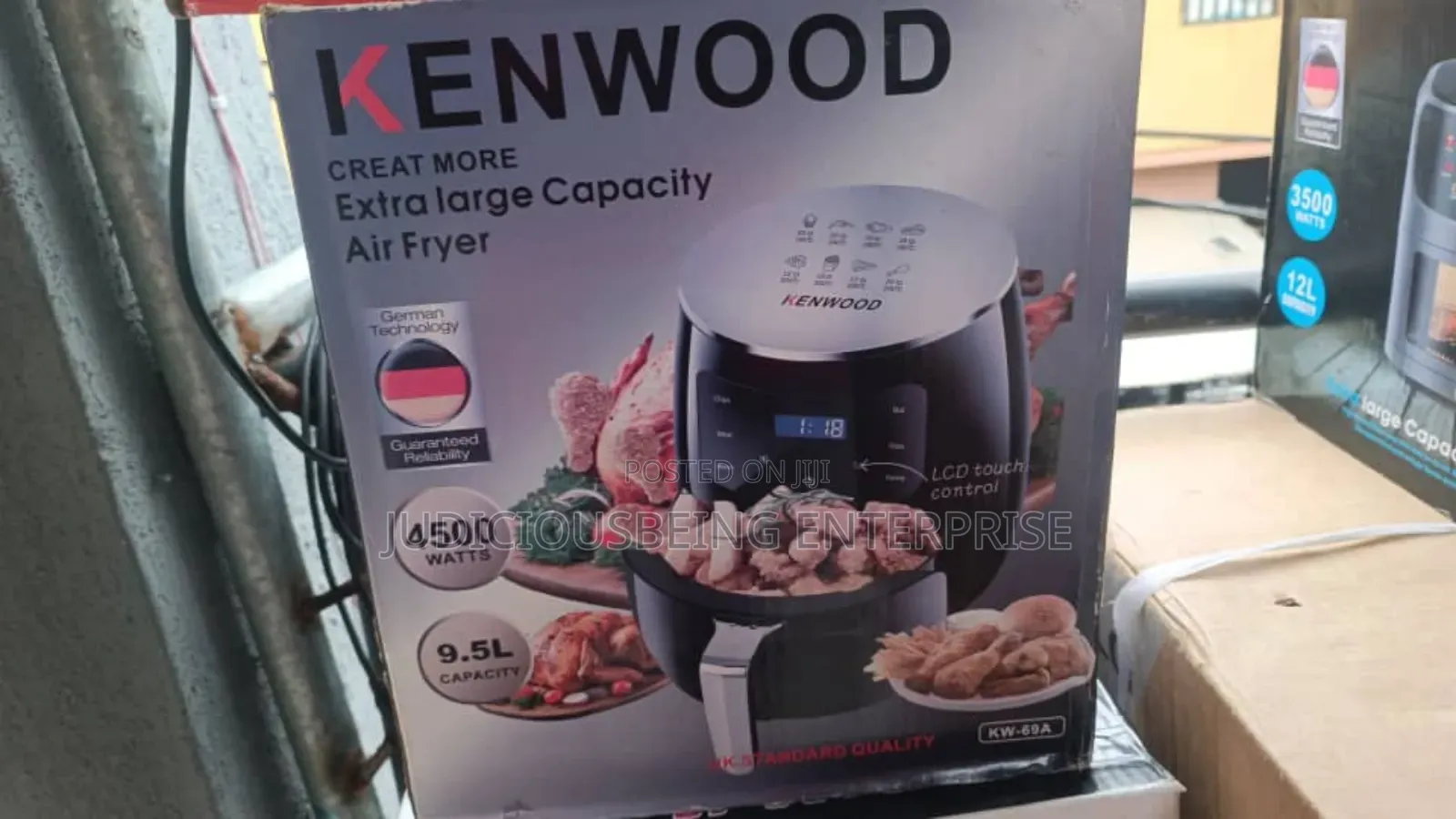 Kenwood 9.5L Extra Large Air Fryer 4500W – Brand New (KW-65A)