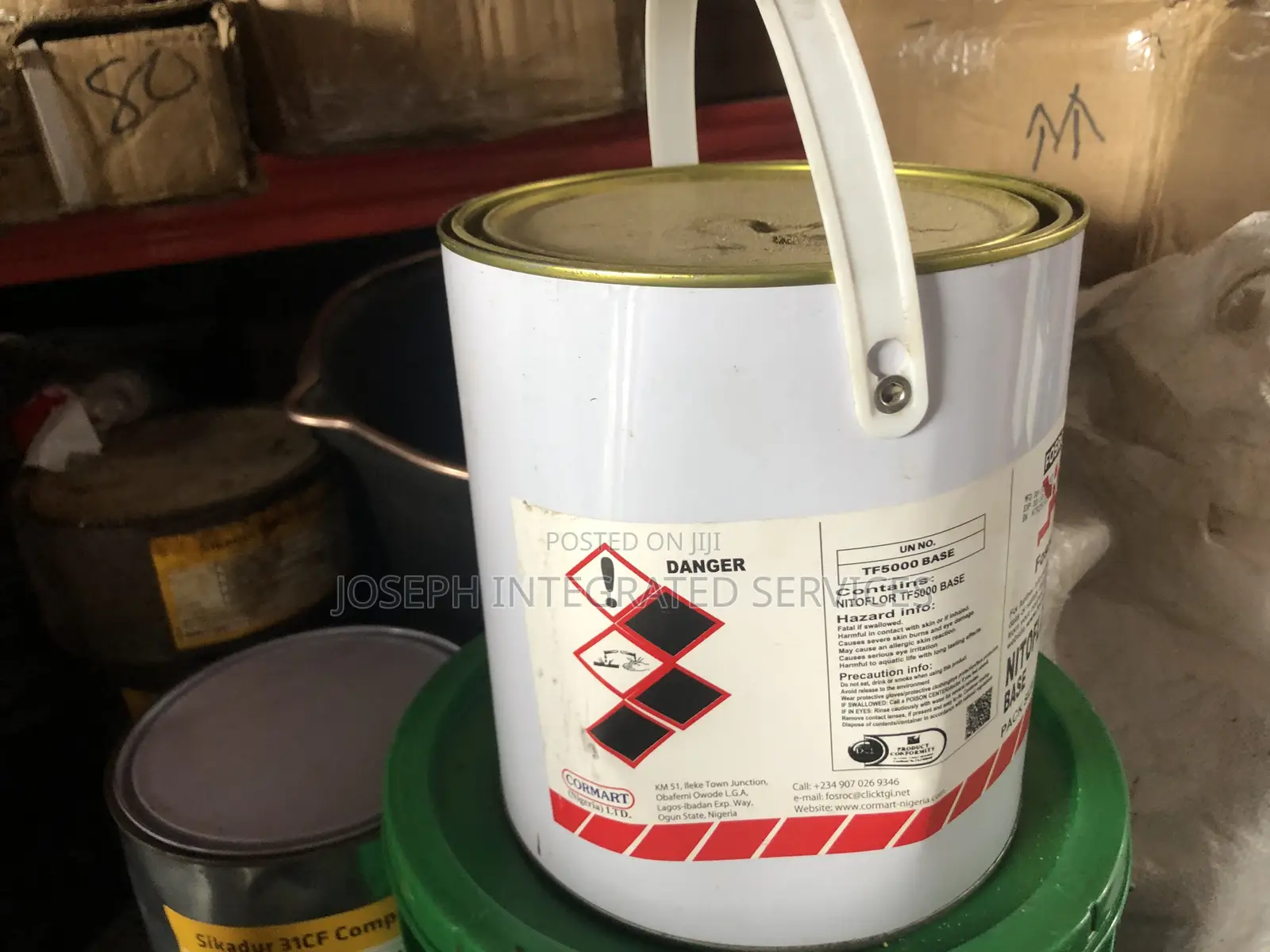 Fosroc Nitoflor TF5000 Three-Part Solvent-Free Epoxy Resin Coating.