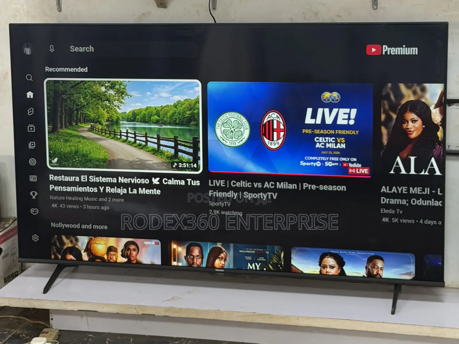 65-Inch 2025 Model Uk Used Hisense Qled Smart TV for Sale