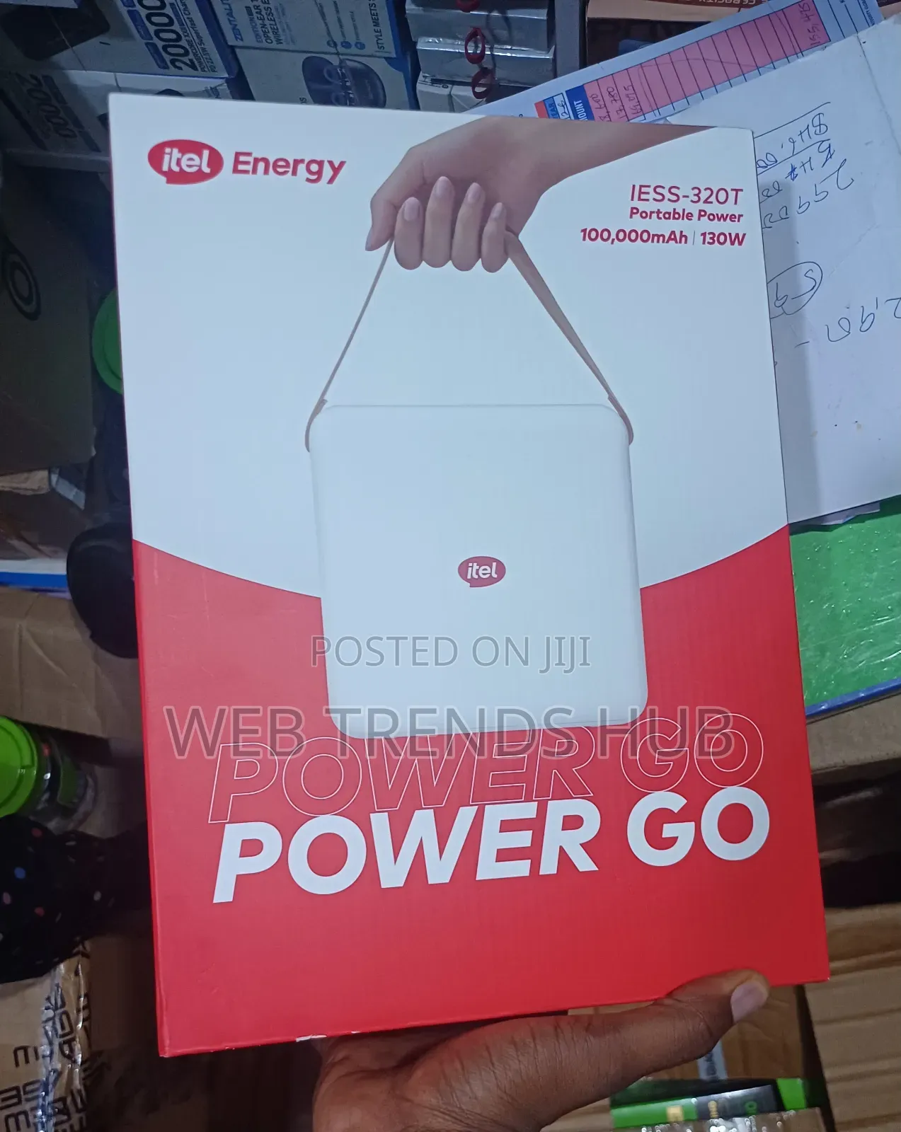 Itel 100,000mAh Power Go PowerStation (IESS-320T) – 130w