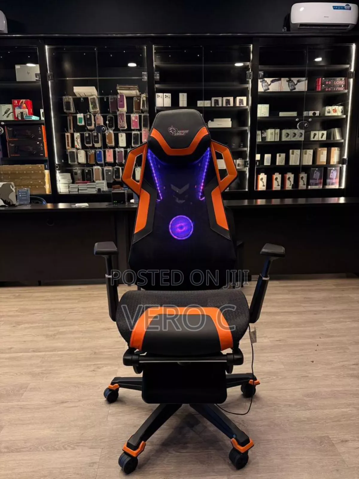 Original PORODO Ergonomic RGB Gaming Chair With Built in Speaker