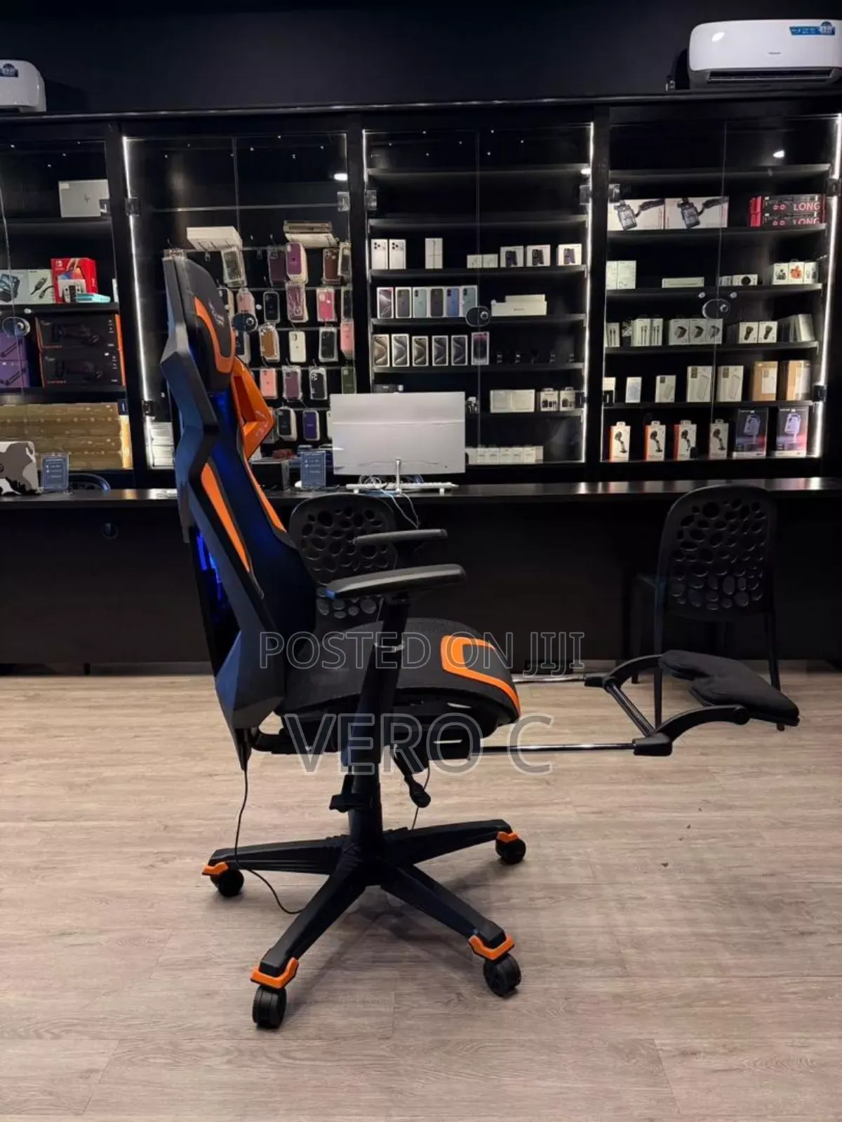 Original PORODO Ergonomic RGB Gaming Chair With Built in Speaker