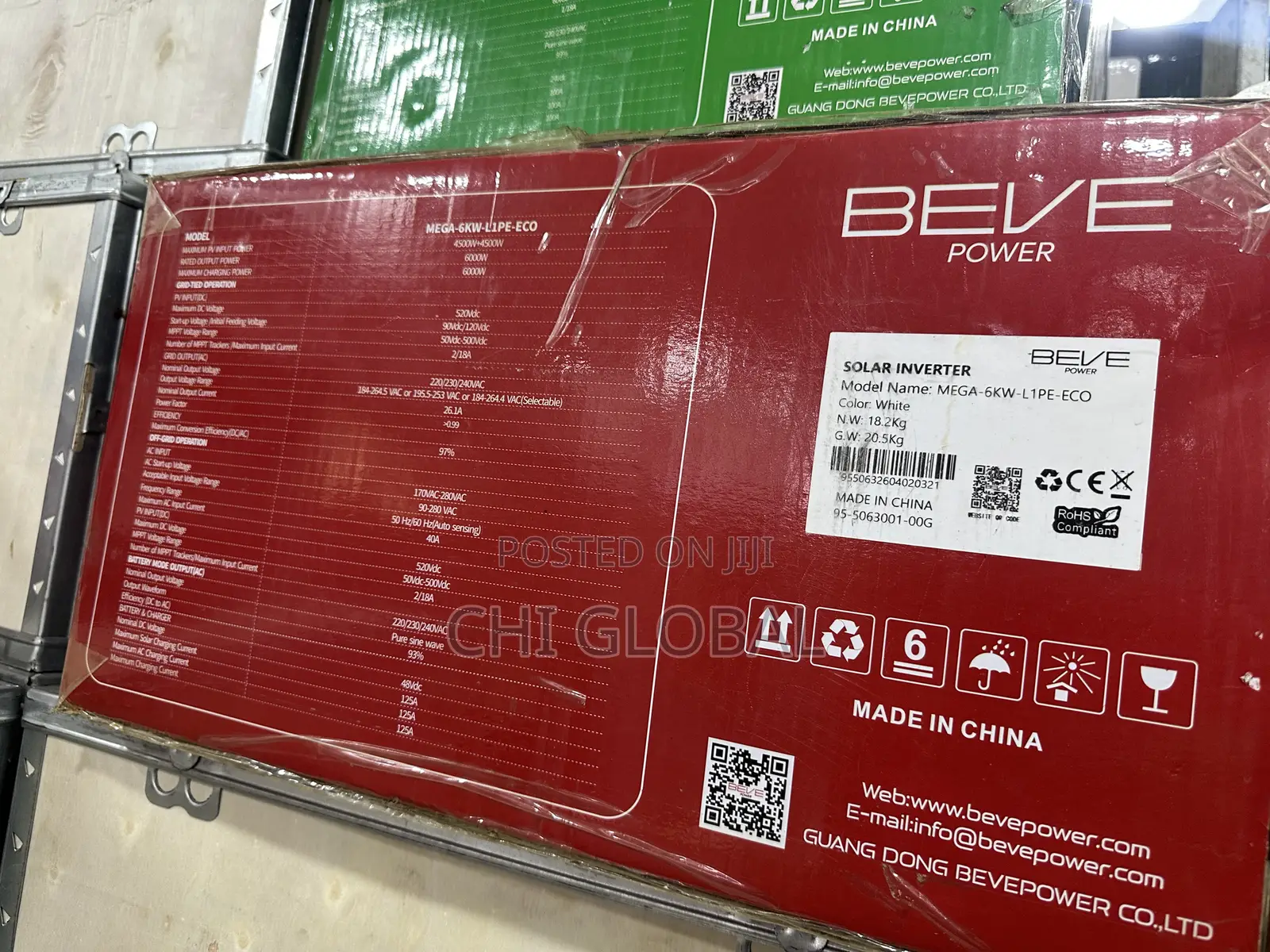 Beve Power 6kva 48v Hybrid Inverter
