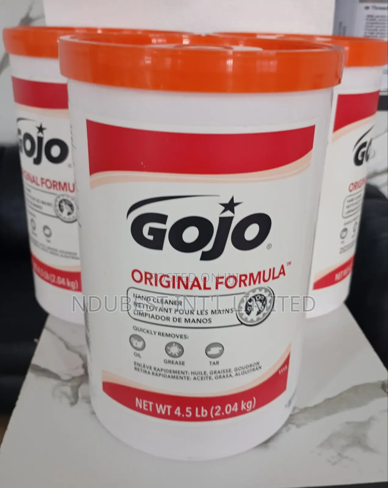 Gojo Original Formula Hand Cleaner in 4.5 Lb (2.04 Kg)
