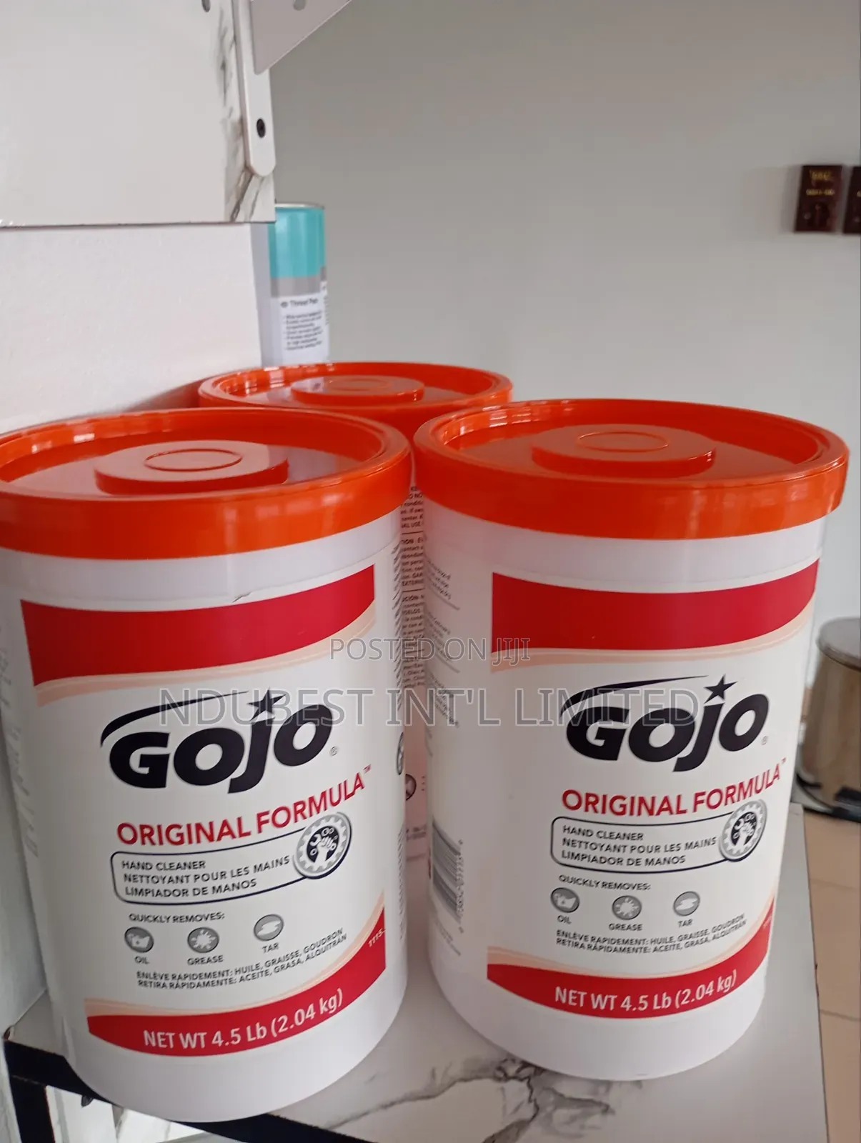 Gojo Original Formula Hand Cleaner in 4.5 Lb (2.04 Kg)
