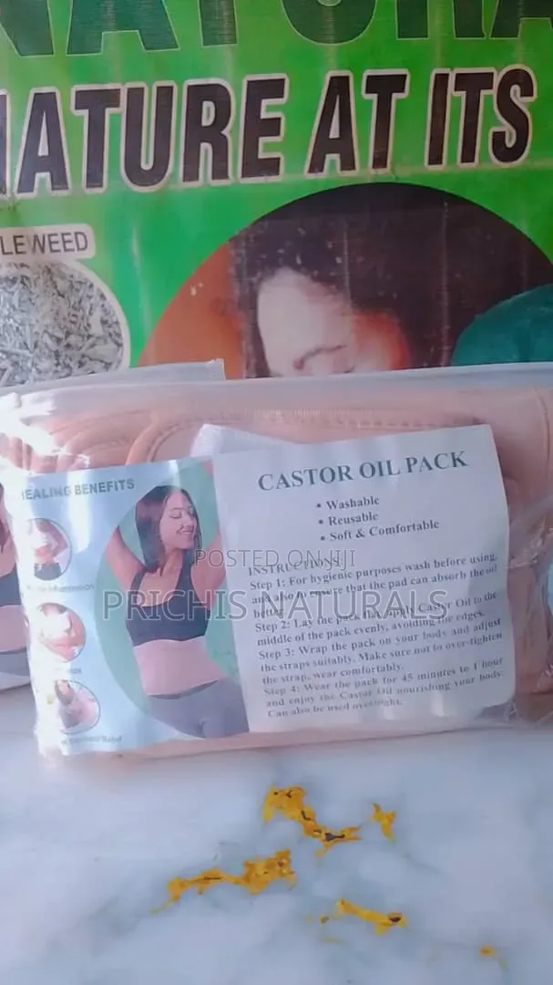 Castor Oil Pack – Reusable Castor Oil Wrap for  Self-Care