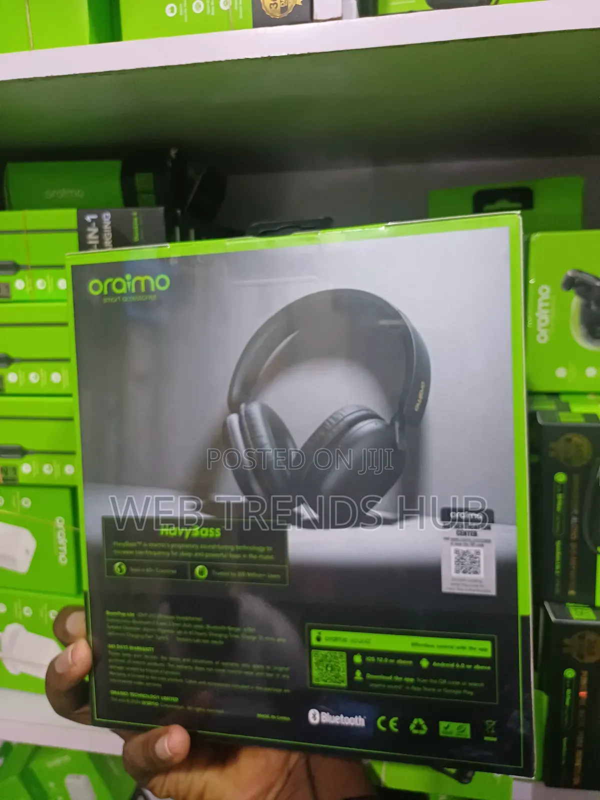 Brand New Oraimo BoomPop Lite OHP-317 (65-Hour Battery HavyBass)